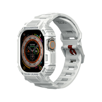 SKINARMA 2-IN-1 APPLE WATCH ULTRA STRAP + CASE MECHA 49 MM Light Grey