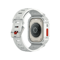 SKINARMA 2-IN-1 APPLE WATCH ULTRA STRAP + CASE MECHA 49 MM Light Grey