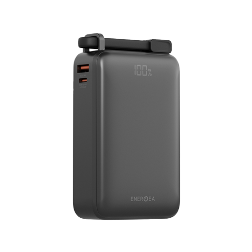 ENERGEA COMPAC ULTRA 67, 20000MAH POWERBANK WITH BUILT IN USB-C CABLE PD67W - GUN