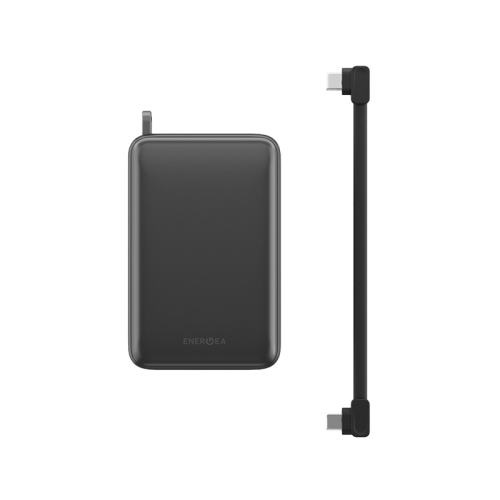 ENERGEA COMPAC ULTRA 67, 20000MAH POWERBANK WITH BUILT IN USB-C CABLE PD67W - GUN