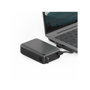 ENERGEA COMPAC ULTRA 67, 20000MAH POWERBANK WITH BUILT IN USB-C CABLE PD67W - GUN