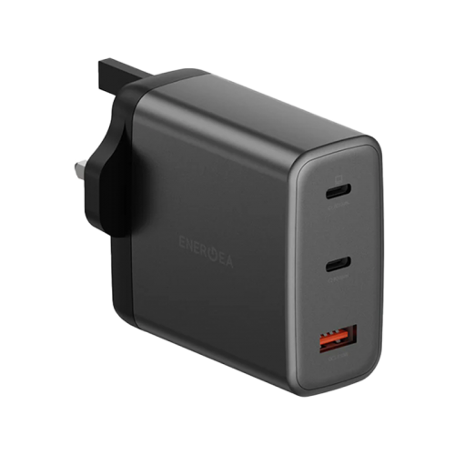 ENERGEA AMPCHARGE GAN100, 3C PD/PPS/SCP/QC3.0/AFC/FCP/ WALL CHARGER,100W (UK) - GUNMETAL