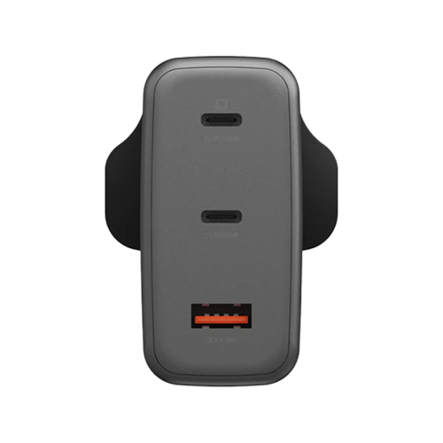 ENERGEA AMPCHARGE GAN100, 3C PD/PPS/SCP/QC3.0/AFC/FCP/ WALL CHARGER,100W (UK) - GUNMETAL