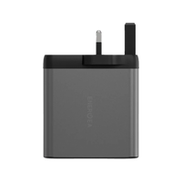 ENERGEA AMPCHARGE GAN100, 2C1A PD/PPS/SCP/QC3.0/AFC/FCP/ WALL CHARGER,100W (UK) - GUNMETAL