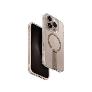 UNIQ HYBRID IPHONE 16 PRO (2024) 6.9 MAGCLICK CHARGING ELEVA WITH VERTICAL STAND - TAUPE GOLD (TAUPE GOLD)