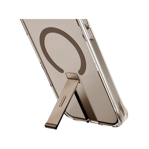 UNIQ HYBRID IPHONE 16 PRO (2024) 6.9 MAGCLICK CHARGING ELEVA WITH VERTICAL STAND - TAUPE GOLD (TAUPE GOLD)