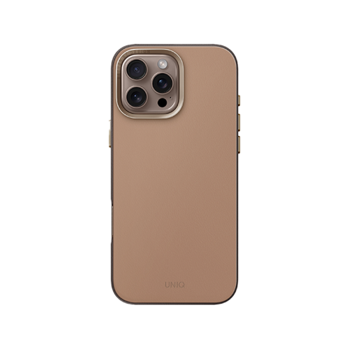 UNIQ HYBRID IPHONE 16 PRO (2024) 6.3 MAGCLICK CHARGING LYDEN DS - NATURAL (NATURAL/FLINT GREY)