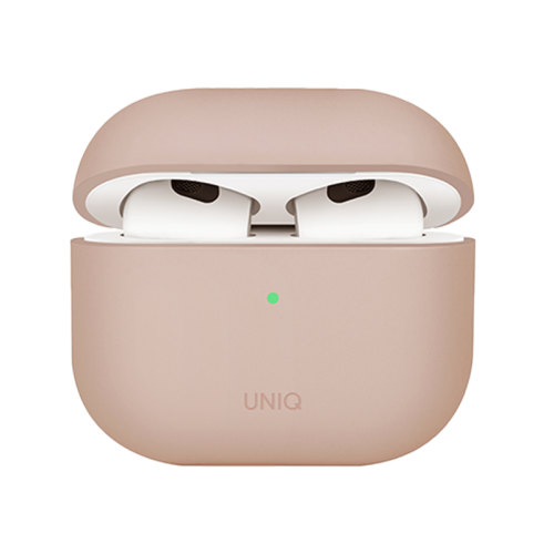 UNIQ LINO HYBRID LIQUID SILICON AIRPODS 4TH GEN (2024) CASE - BLUSH (PINK)