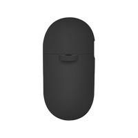 UNIQ NEXO ACTIVE HYBRID SILICONE AIRPODS 4TH GEN (2024) CASE WITH SPORTS EAR HOOKS - BLACK (BLACK)