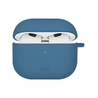 UNIQ NEXO ACTIVE HYBRID SILICONE AIRPODS 4TH GEN (2024) CASE WITH SPORTS EAR HOOKS - PACIFIC BLUE (PACIFIC BLUE)