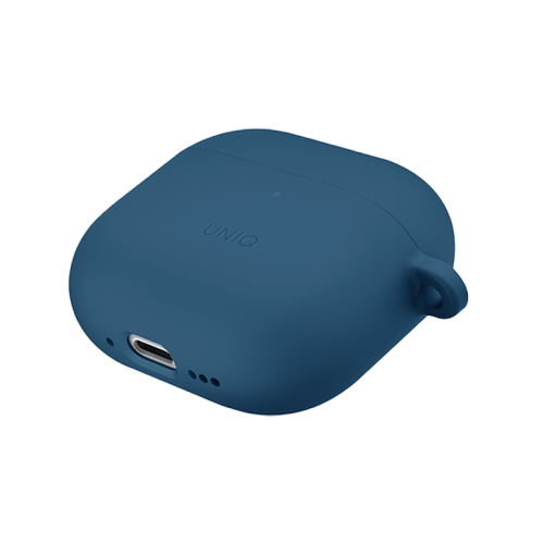 UNIQ NEXO ACTIVE HYBRID SILICONE AIRPODS 4TH GEN (2024) CASE WITH SPORTS EAR HOOKS - PACIFIC BLUE (PACIFIC BLUE)