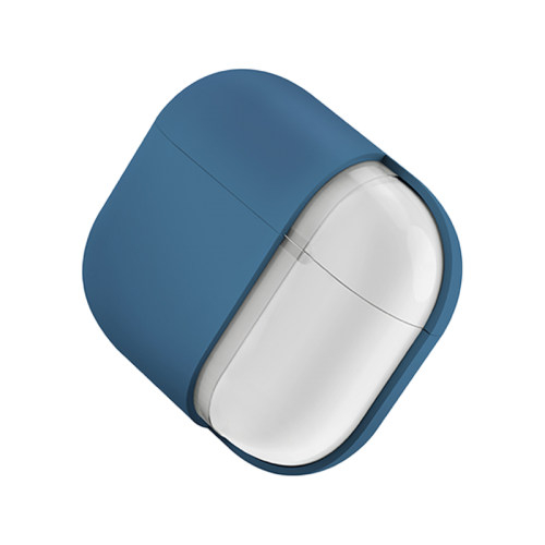 UNIQ NEXO ACTIVE HYBRID SILICONE AIRPODS 4TH GEN (2024) CASE WITH SPORTS EAR HOOKS - PACIFIC BLUE (PACIFIC BLUE)