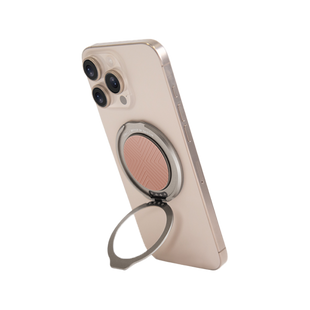 UNIQ GRIPFIT CLASSIC 360 MAGNETIC MOUNT & KICKSTAND - BLUSH PINK (BLUSH PINK)
