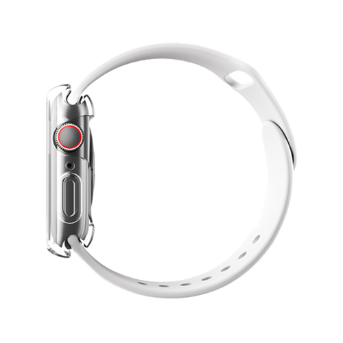 UNIQ GARDE HYBRID WATCH CASE WITH SCREEN PROTECTION 46MM -  CLEAR (CLEAR)