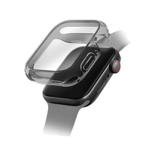 UNIQ GARDE HYBRID WATCH CASE WITH SCREEN PROTECTION 46MM -  SMOKE (SMOKE)