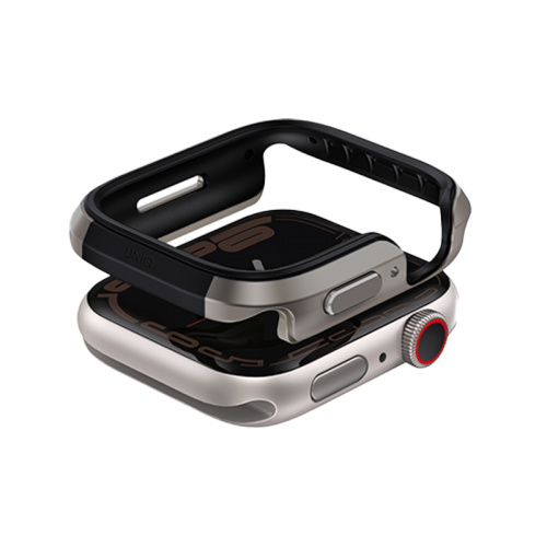 UNIQ VALENCIA APPLE WATCH CASE 46MM - TITANIUM SILVER (TITANIUM SILVER)