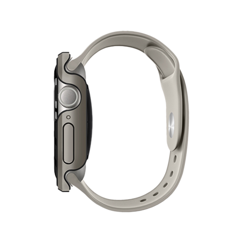 UNIQ VALENCIA APPLE WATCH CASE 46MM - TITANIUM SILVER (TITANIUM SILVER)