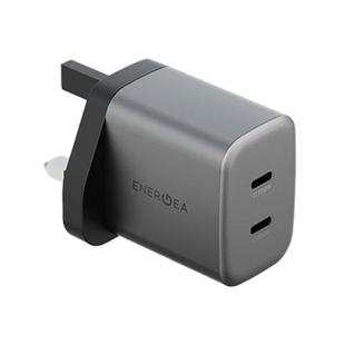 ENERGEA AMPCHARGE GAN45, 2C PD/PPS/QC3.0 WALL CHARGER,45W (UK) - GUNMETAL
