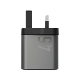 ENERGEA AMPCHARGE GAN45, 2C PD/PPS/QC3.0 WALL CHARGER,45W (UK) - GUNMETAL