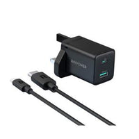 RAVPower RP-PC173 2-in-1 USB Charger Combo Offline Black(PC168*1, CB1016*1)