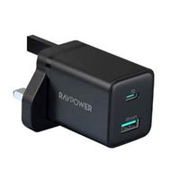 RAVPower RP-PC173 2-in-1 USB Charger Combo Offline Black(PC168*1, CB1016*1)