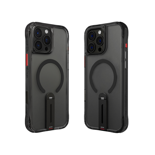 SKINARMA IPHONE 16 PRO MAX HELIX (MAG-CHARGE + 360° ROTATING STAND) BLACK