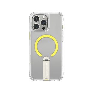SKINARMA IPHONE 16 PRO MAX HELIX (MAG-CHARGE + 360° ROTATING STAND) CLEAR