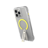 SKINARMA IPHONE 16 PRO MAX HELIX (MAG-CHARGE + 360° ROTATING STAND) CLEAR