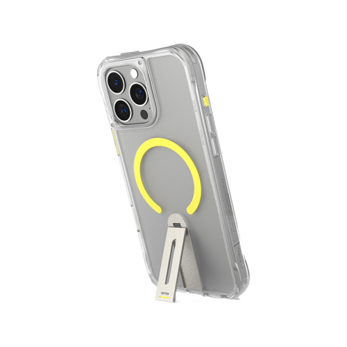 SKINARMA IPHONE 16 PRO MAX HELIX (MAG-CHARGE + 360° ROTATING STAND) CLEAR