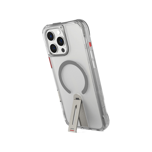 SKINARMA IPHONE 16 PRO HELIX (MAG-CHARGE + 360° ROTATING STAND) TITANIUM