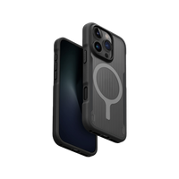 UNIQ HYBRID IPHONE 16 PRO MAX MAGCLICK CHARGING COMBAT ACTIVE - CHARCOAL BLACK (CHARCOAL BLACK)