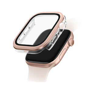 UNIQ VOUTE WATCH CASE WITH TEMPERED GLASS SCREEN 46MM - ROSE GOLD (ROSE GOLD)