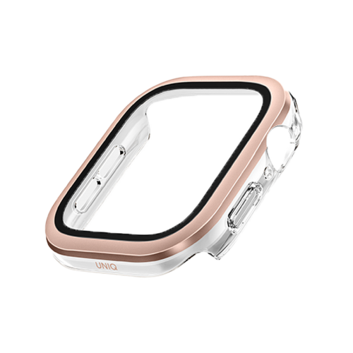 UNIQ VOUTE WATCH CASE WITH TEMPERED GLASS SCREEN 46MM - ROSE GOLD (ROSE GOLD)