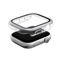 UNIQ VOUTE WATCH CASE WITH TEMPERED GLASS SCREEN 46MM - SILVER (SILVER)