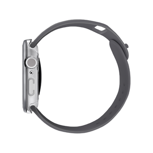 UNIQ VOUTE WATCH CASE WITH TEMPERED GLASS SCREEN 42MM - SILVER (SILVER)