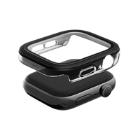 UNIQ VOUTE WATCH CASE WITH TEMPERED GLASS SCREEN 42MM - JET BLACK (JET BLACK)