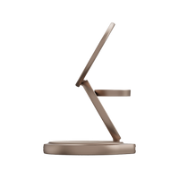 BAZIC GOMAG GYRE, 360 ROTATING BASE 3 IN 1 WIRELESS CHARGER WITH APPLE WATCH AND AIRPODS CHARGING - GOLD