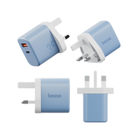 BAZIC GOPORT VELOX BUNDLE, 1C1A CHARGER 35W(UK) WITH WEAVE CABLE - BUBBLEGUM