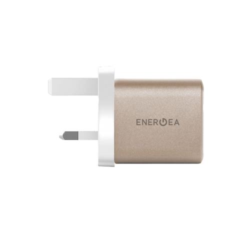 ENERGEA AMPCHARGE GAN35, 1C1A PD/PPS/QC3.0 WALL CHARGER,35W (UK) - GOLD