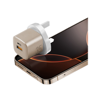 ENERGEA AMPCHARGE GAN35, 1C1A PD/PPS/QC3.0 WALL CHARGER,35W (UK) - GOLD