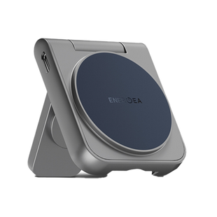 ENERGEA MAGDUO, 2IN1 FOLDABLE QI2 MAGNETIC FAST WIRELESS CHARGER -  BLUE