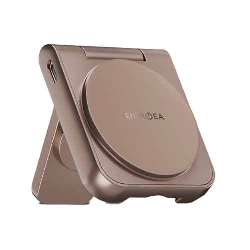 ENERGEA MAGDUO, 2IN1 FOLDABLE QI2 MAGNETIC FAST WIRELESS CHARGER - GOLD