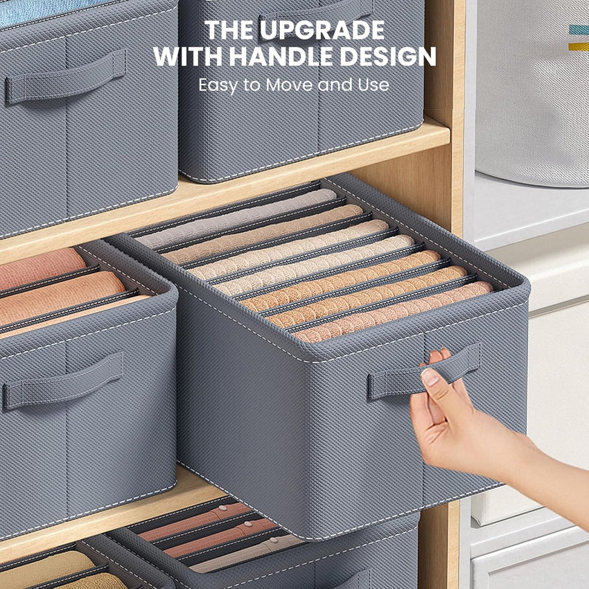 SkyKey Lifestyle Foldable Wardrobe Clothes Organizer 7 Grid