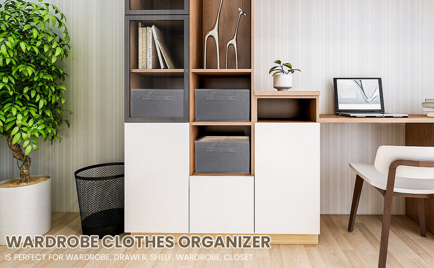 SkyKey Lifestyle Foldable Wardrobe Clothes Organizer 7 Grid