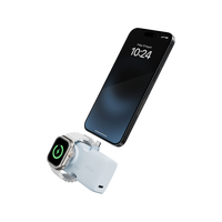 BAZIC GOPOWER KODA, 2IN1 5000MAH FOLDABLE USB-C / LIGHTNING PIN POWERBANK WITH APPLE WATCH CHARGER - BUBBLEGUM