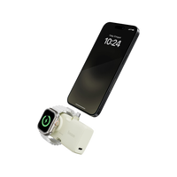BAZIC GOPOWER KODA, 2IN1 5000MAH FOLDABLE USB-C / LIGHTNING PIN POWERBANK WITH APPLE WATCH CHARGER - PISTACHIO