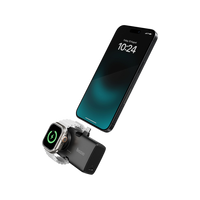 BAZIC GOPOWER KODA, 2IN1 5000MAH FOLDABLE USB-C / LIGHTNING PIN POWERBANK WITH APPLE WATCH CHARGER - TRUFFLE