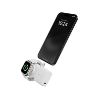 BAZIC GOPOWER KODA, 2IN1 5000MAH FOLDABLE USB-C / LIGHTNING PIN POWERBANK WITH APPLE WATCH CHARGER - VANILLA