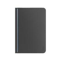 UNIQ BELMONT PASSPORT HOLDER TRACKER WITH RFID-BLOCKING - CHARCOAL (CHARCOAL/WASHED BLUE)