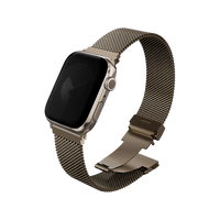 UNIQ DANTE PRO APPLE WATCH SELF-ADJUSTABLE MESH STEEL BAND 42/41/40MM - EMBER GOLD (EMBER GOLD)